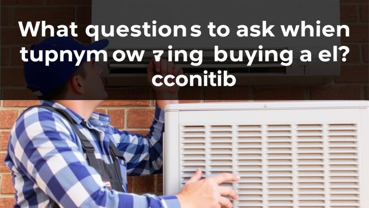 What questions to ask when buying a central air conditioner?